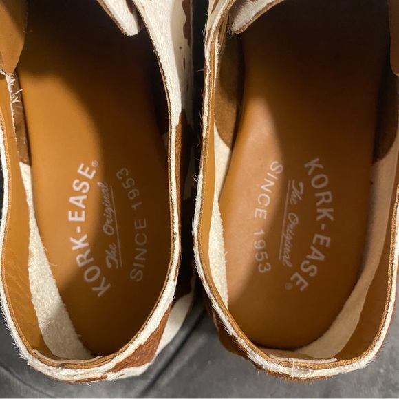 New W/Out Box Korkease Womens Nottingham Flat Cow Print - Size 7.5M - Picture 4 of 9